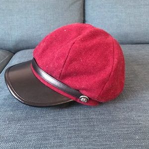 Wool Red Fiddler Cap